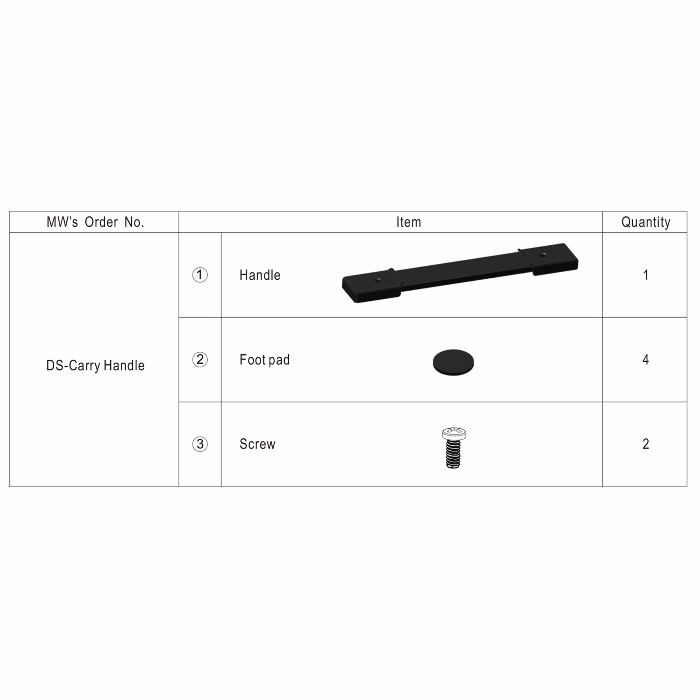 DS-CARRY HANDLE