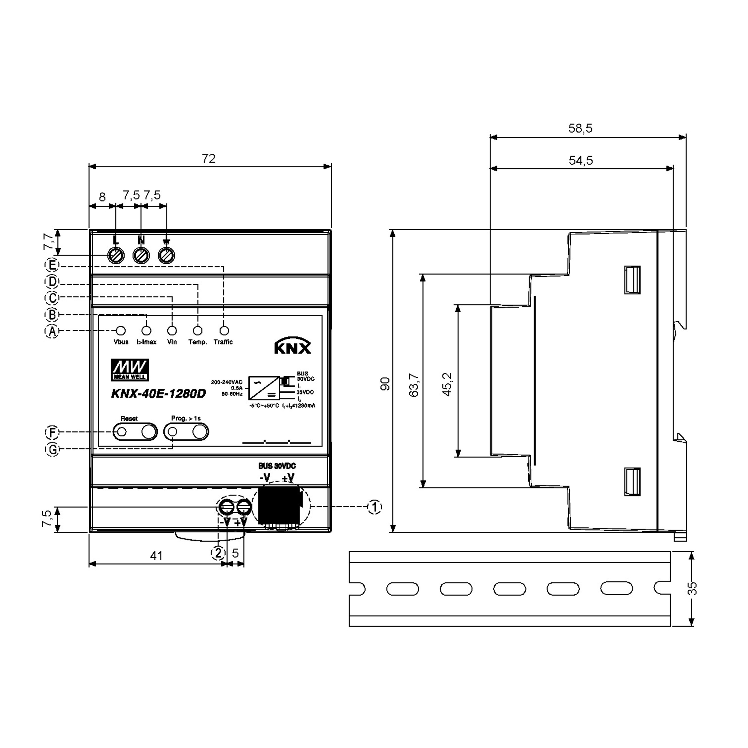 KNX-40E-1280D