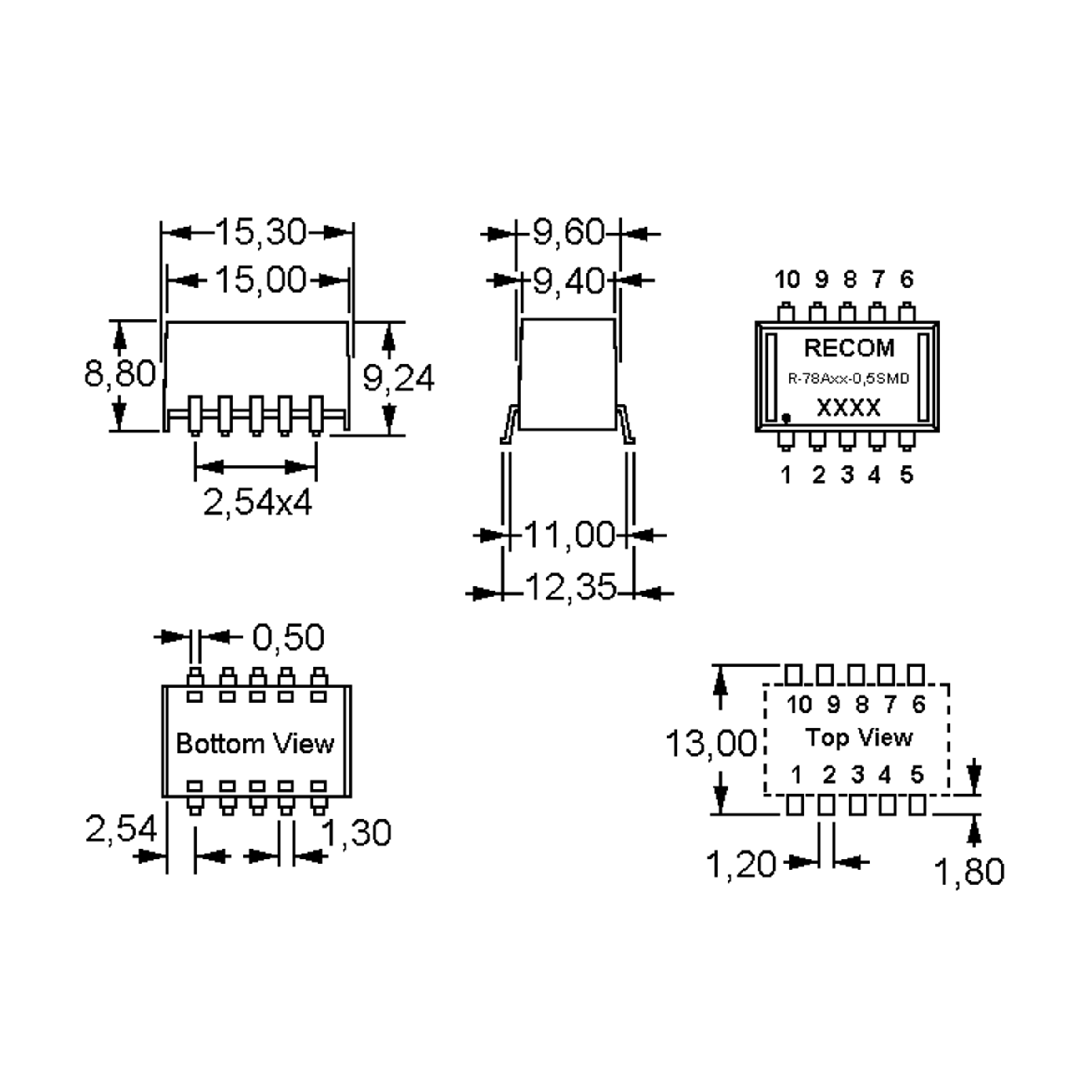 R-78AA3.3-0.5SMD-R