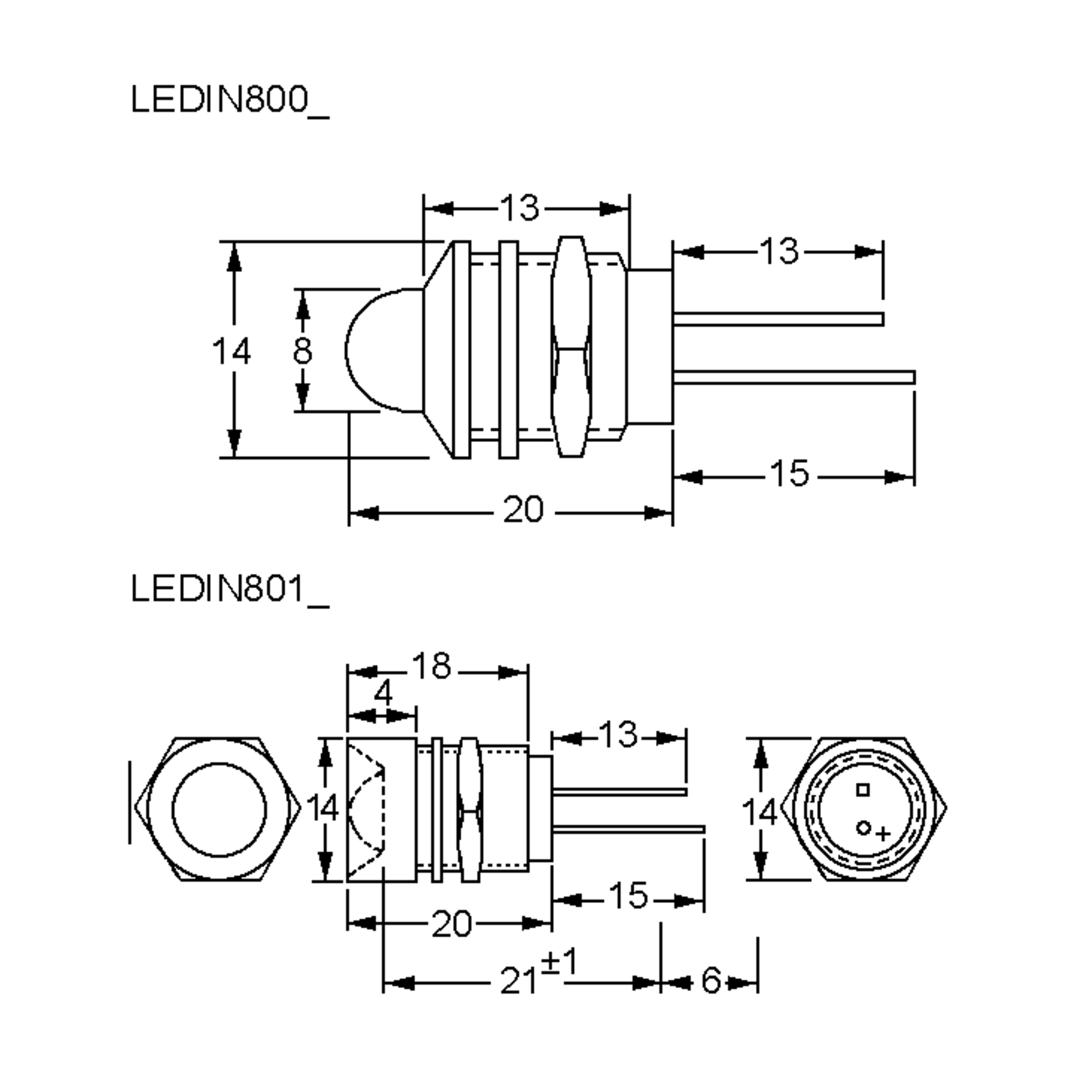 LEDIN800CH
