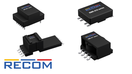 SMD-Transformatoren von RECOM für isolierte DC/DC-Wandler im Niedrigleistungsbereich. SMD-Transformatoren von RECOM für isolierte DC/DC-Wandler im Niedrigleistungsbereich.
