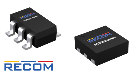 DC/DC power ICs from the RECOM RVP and RVS series for compact power supply and industrial applications. DC/DC power ICs from the RECOM RVP and RVS series for compact power supply and industrial applications.