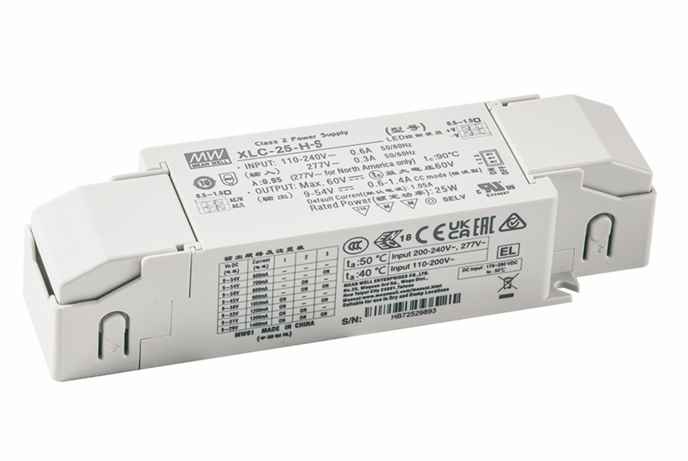 XLC-25-H-DA2S
