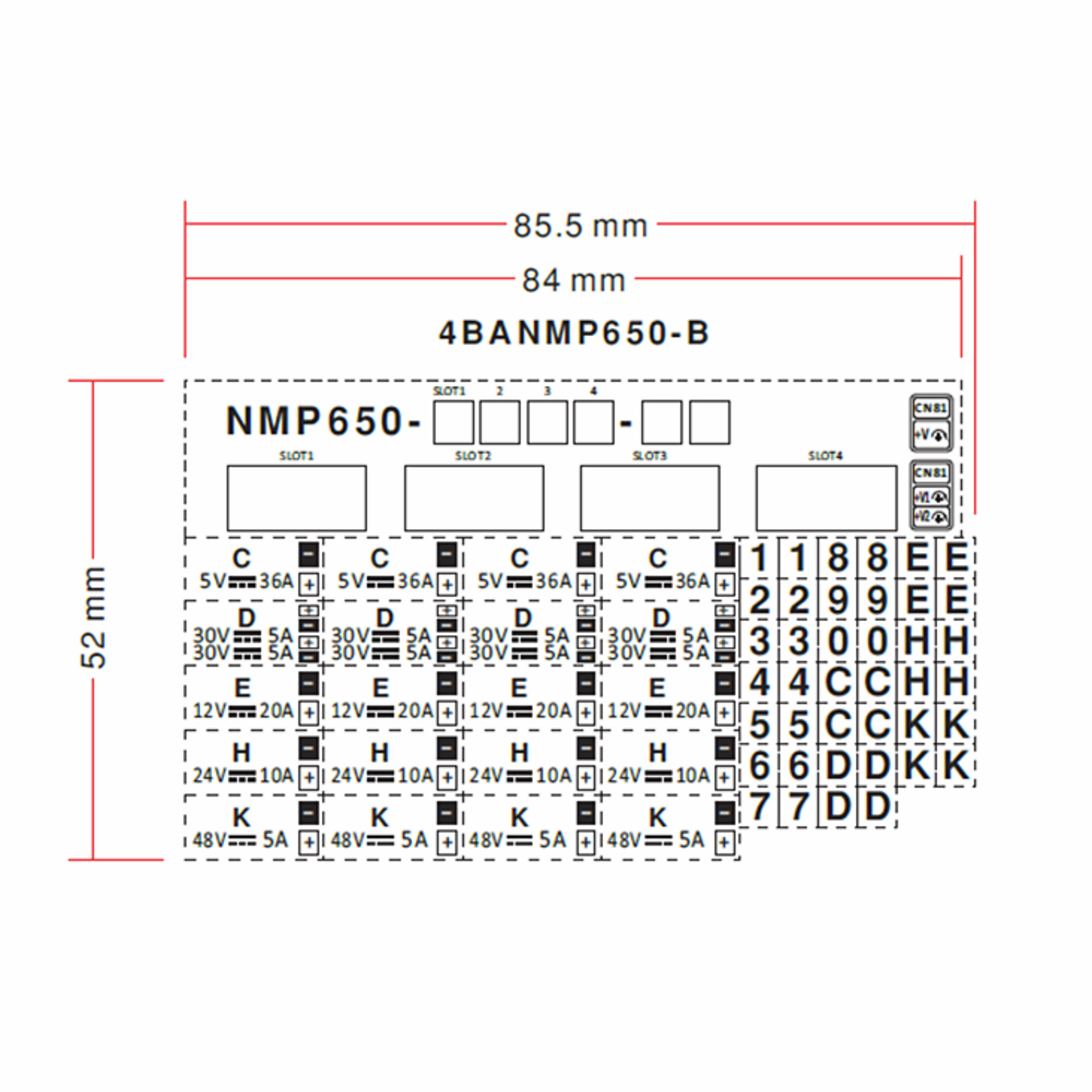 4BANMP650-B