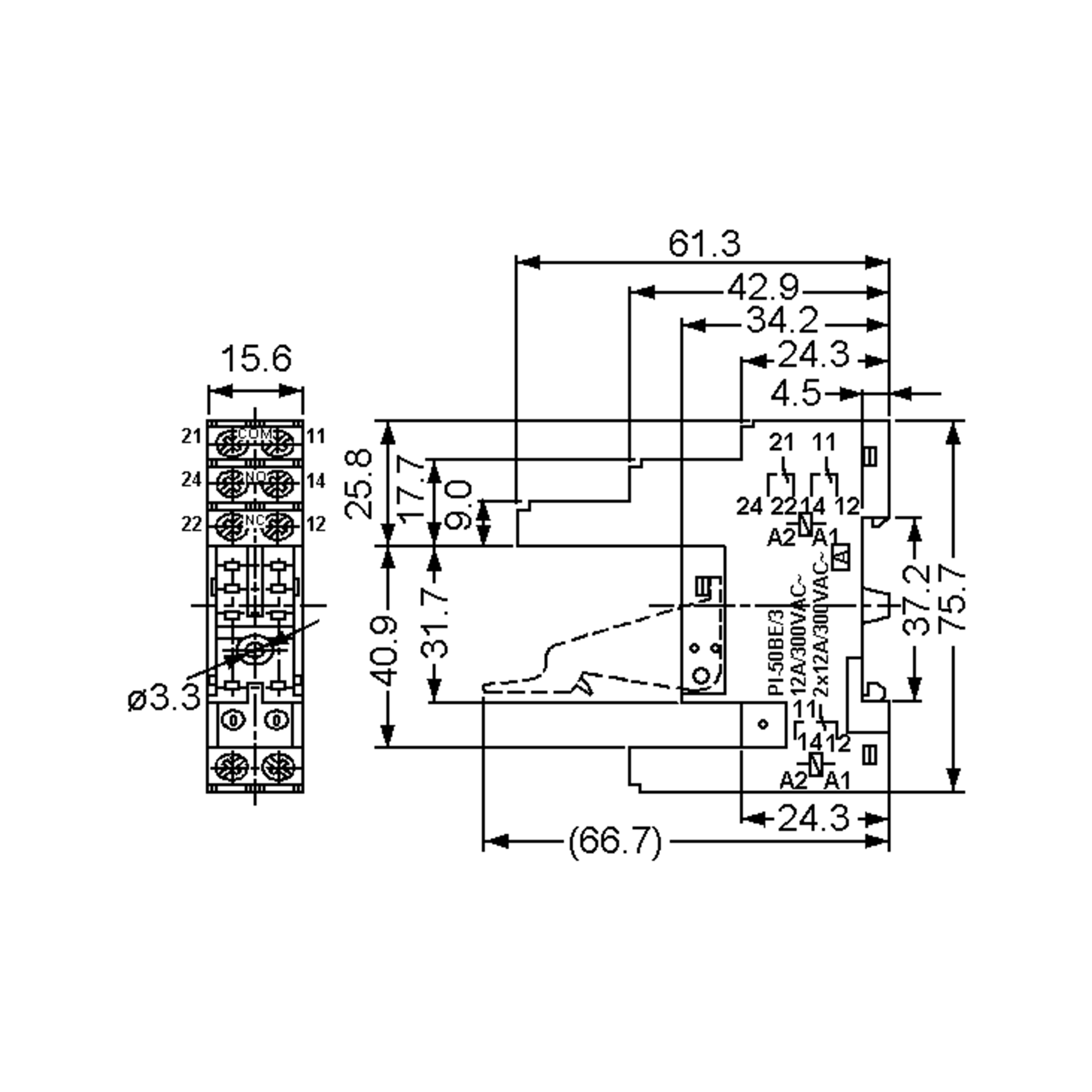 PI-50BE/3R