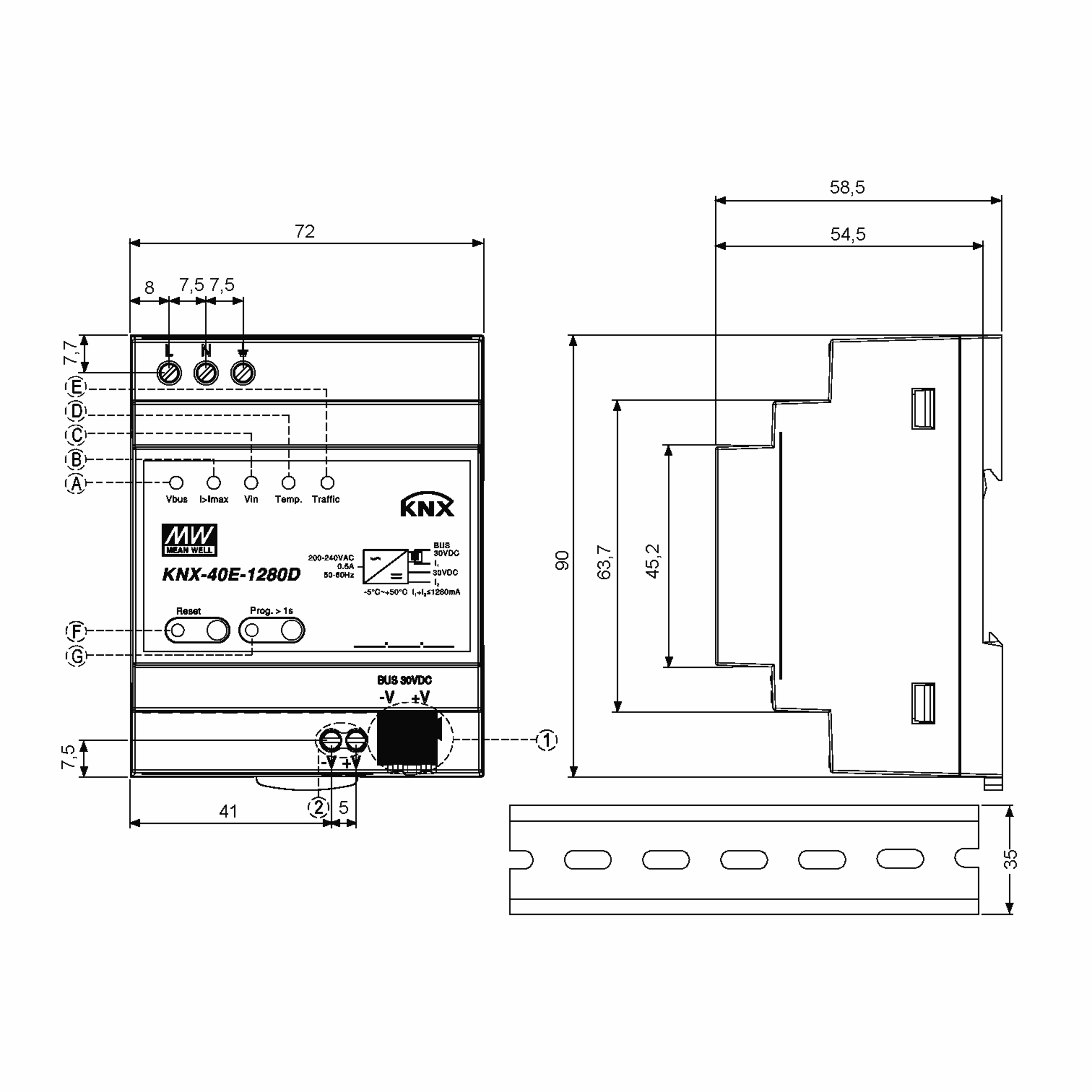 KNX-40E-1280D