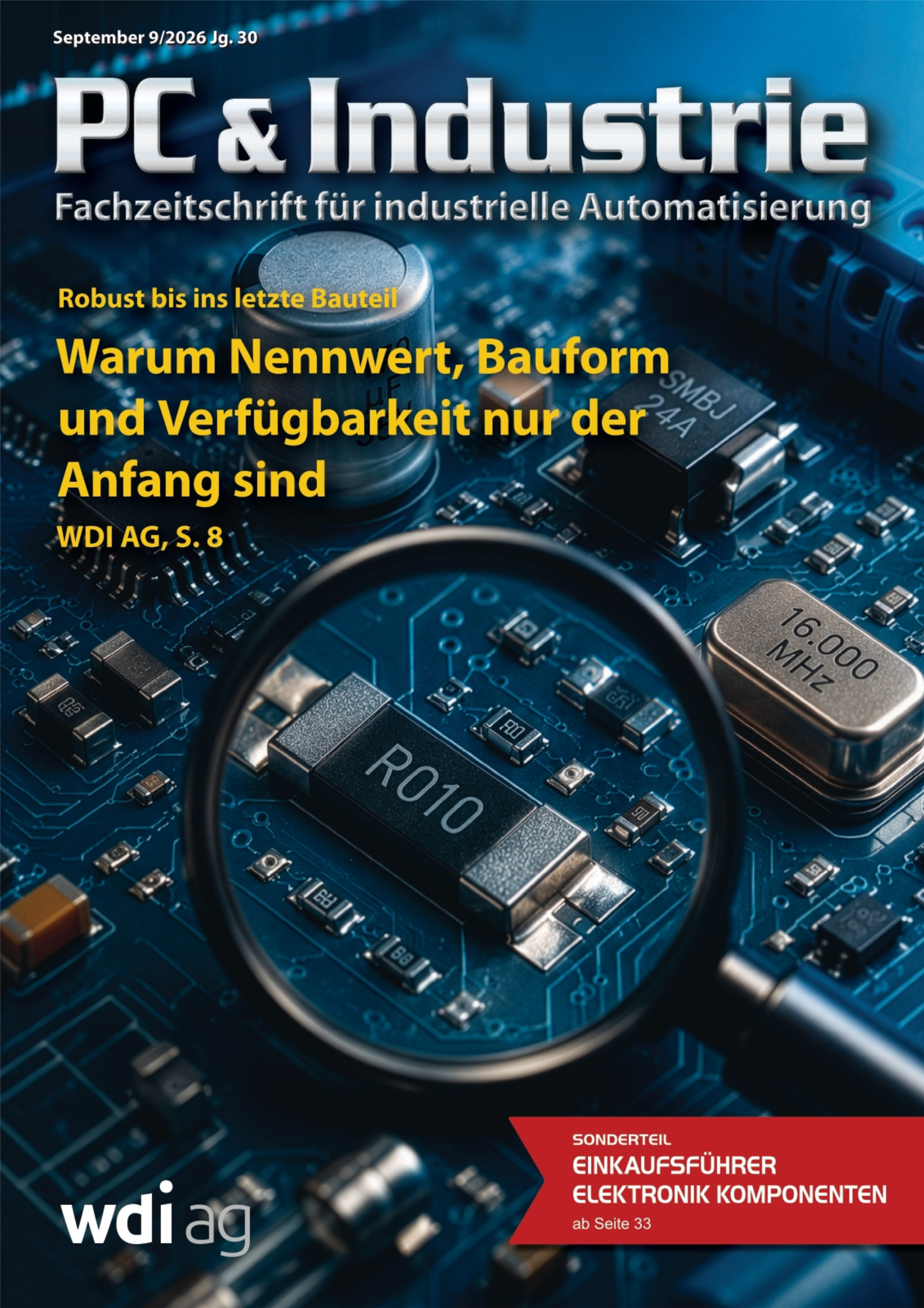 Magazintitel „PC&Industrie" (09-2026)